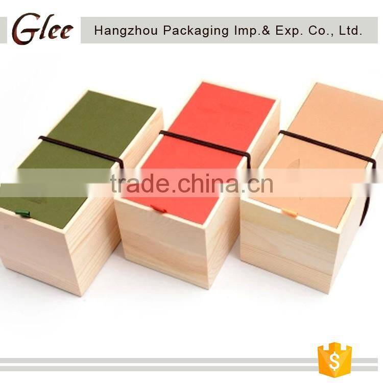 Multi-functional,colorful and cute wooden tea box