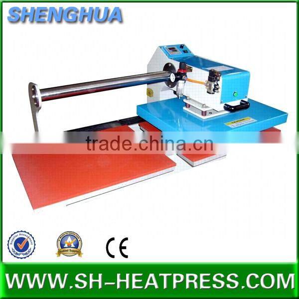 up slide pneumatic Heat press Machine for sale ,sublimation heat press with CE certificate