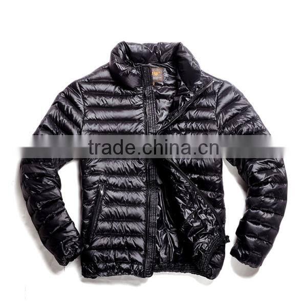 Ultra light down winter jacket men