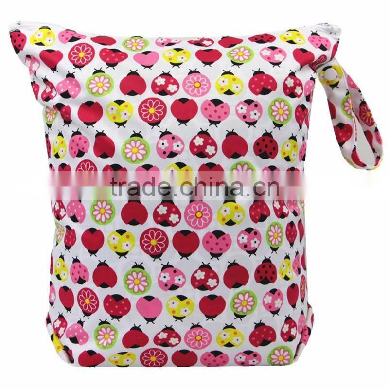 Animal Printed Multipurpose Custom Made Diaper Bags Reusable Nappy Cloth Wetbags
