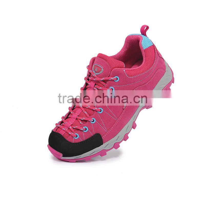 hot sell pink women outdoor shoes sport sneakers have sample, female climbing boots walking shoes sneakers best quality price