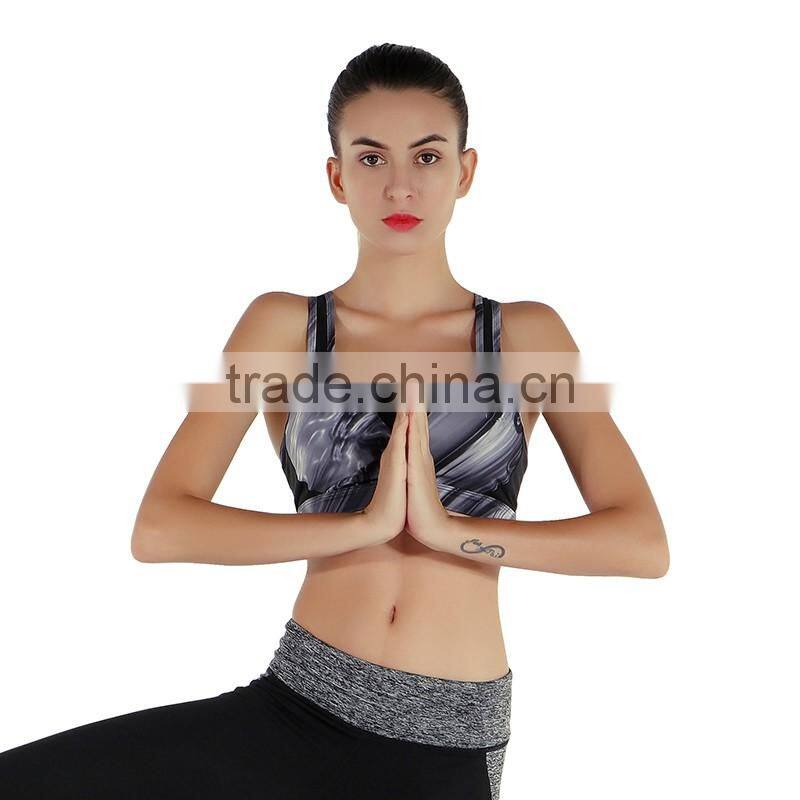 2017 Gym Sportswear Custom Dri Fit Sport Clothes Comfortable Seamless Yoga Fitness Bra