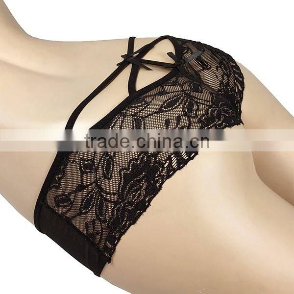 New See Through Black Lingerie Sexy Panties For Women Original Design