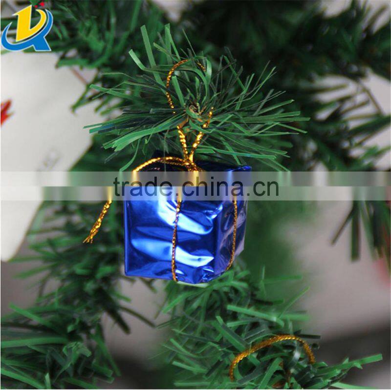 Newest colorful Christmas tree ornaments hanging small gift package