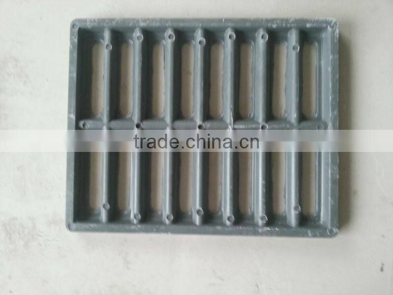 Reinforced plastic road gully