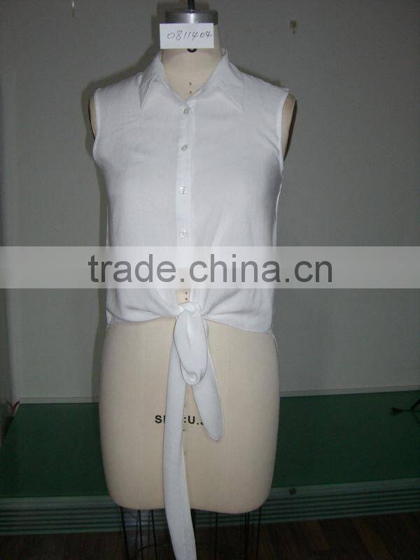 only ladies blouse designfor chiffon fabric