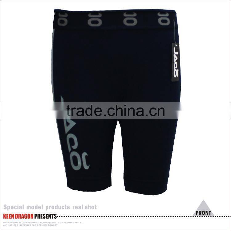 JACQUARD ELASTIC BRANDED VALE TODU FIGHT COMPRESSION SHORTS
