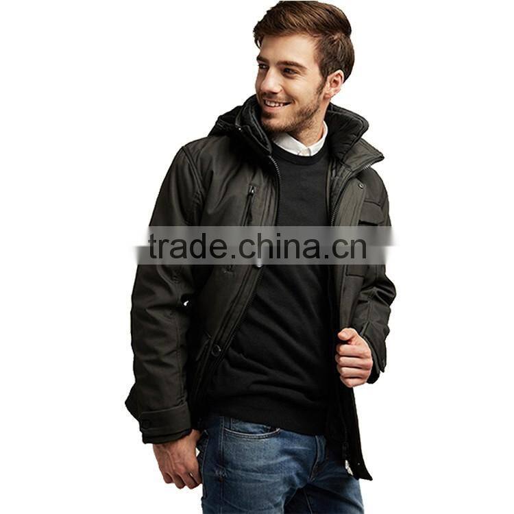 Promotional Price Multi-Pocket Hoody Man Padding Jacket