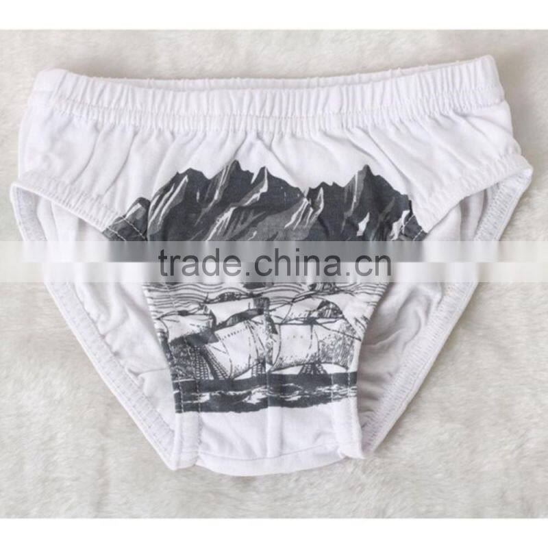 White briefs with picture children brief