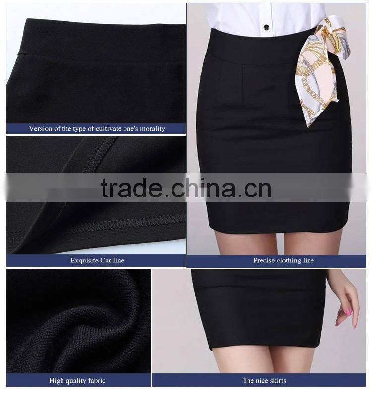 Bospoke Factory Price Ladies Office Skirt Pattern
