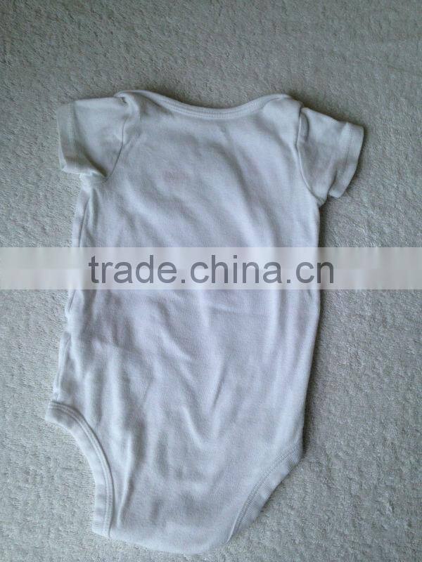 Hugs Plain White Organic Cotton Baby Bodysuits