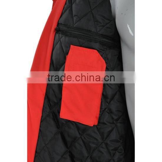 Oeko-Tex Standard 100 cotton fleece satin bomber jacket wholesale