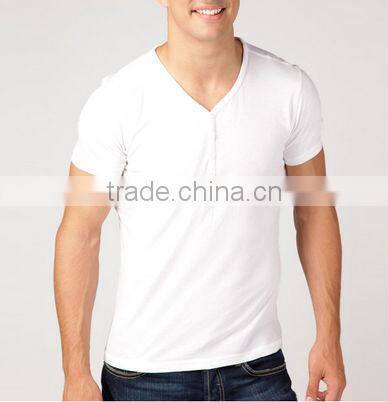 Fashionable and simple white tshirt wholesale