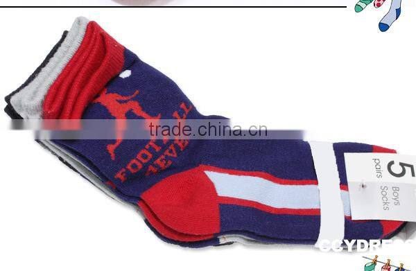 Make to order printing designs boys sporting tube socks customized