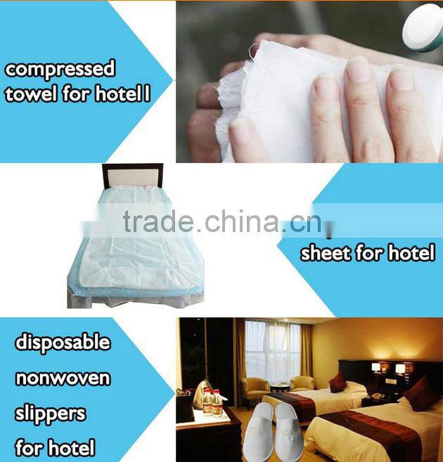 Three layers embossed non-woven fabrics