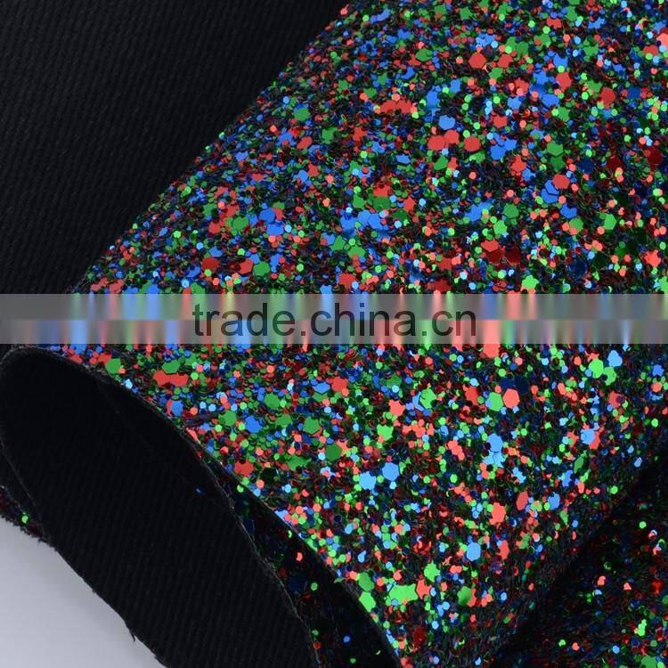 EN71 1-3 parts soft handfeeling and shinning design 3d glitter wallpaper for walls uk