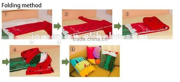 Solid color blanket with sleeves small fleece blanket