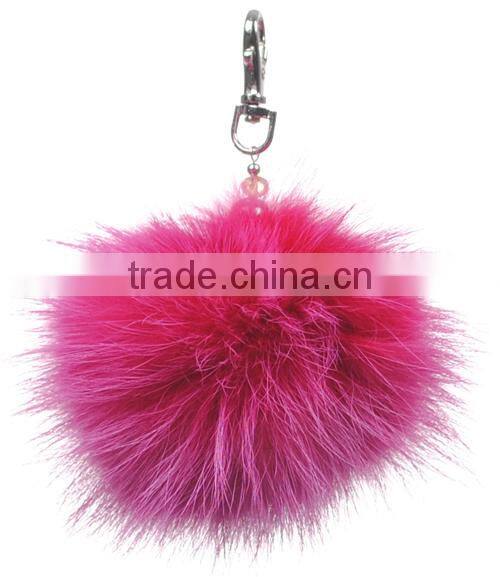 YR856 real fur raccoon fur ball accessory