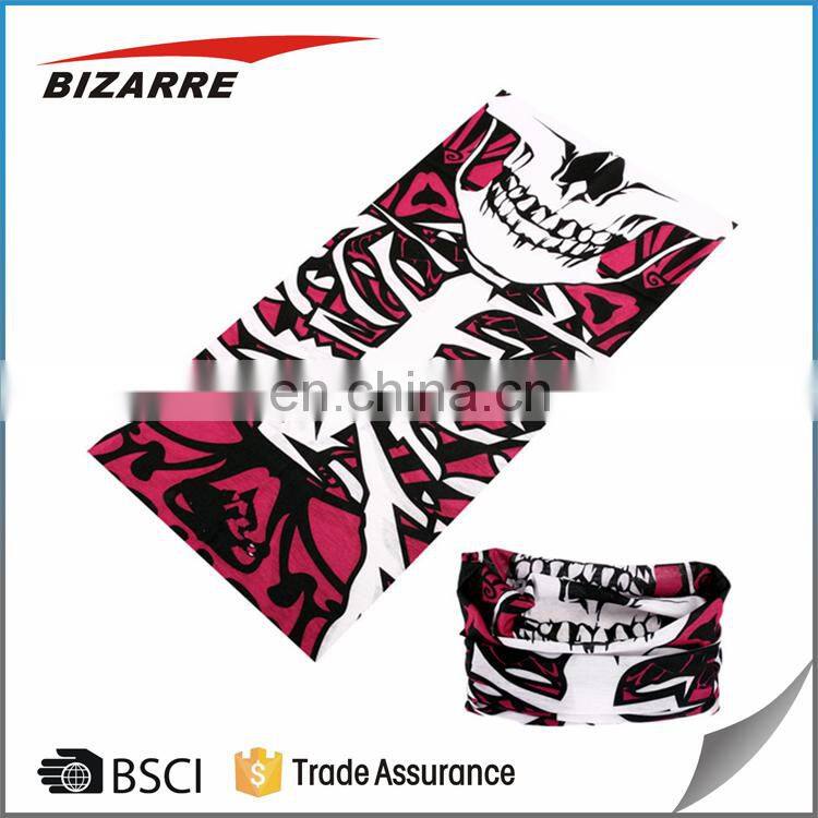 OEM Custom Balaclava Print Hijab Breathable Bandana Scarf For Men