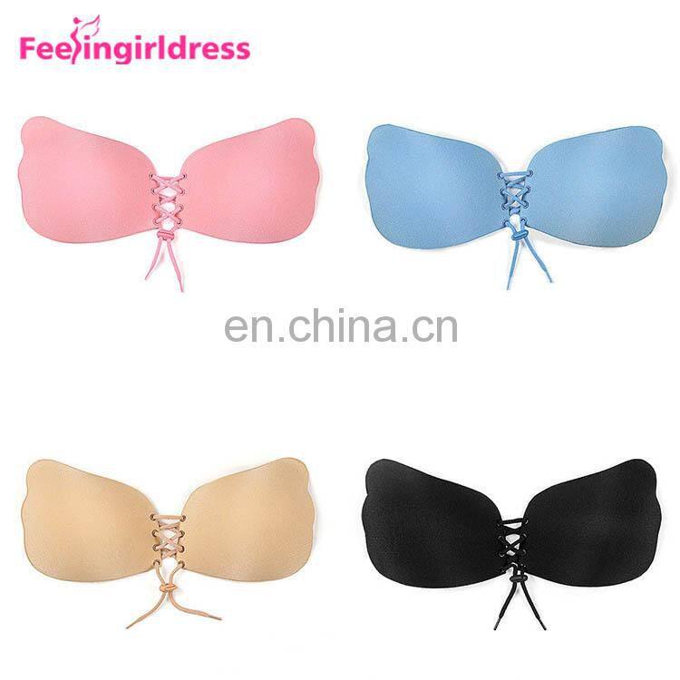 Factory Price Self Adhesive Ladies Top Quality Invisible Strapless Bra