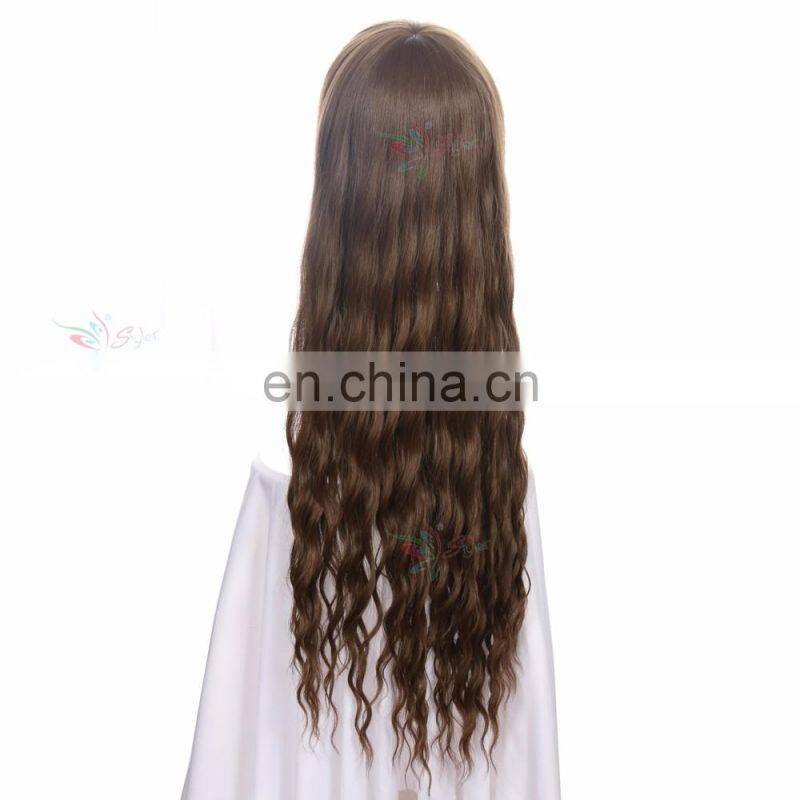 Styler Brand long cosplay wigs 100% polyester brazilian hair wig for women, jewish wig