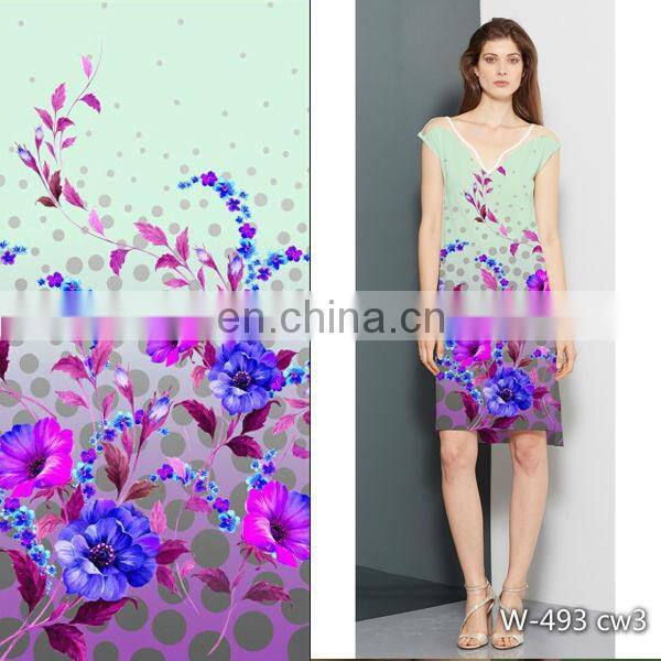 New Fashionable Printed 100 Spun Rayon Fabric