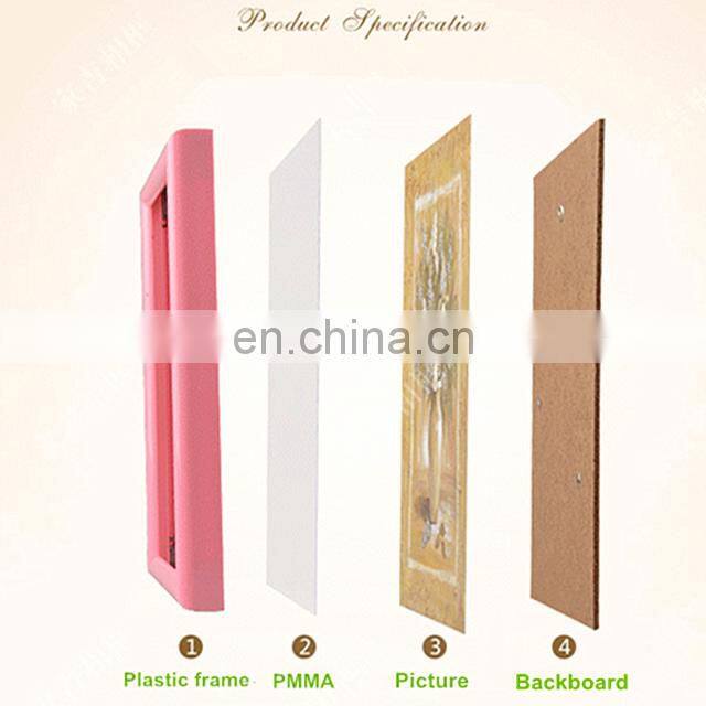 Classic style colorful cheap plastic photo frame wholesale