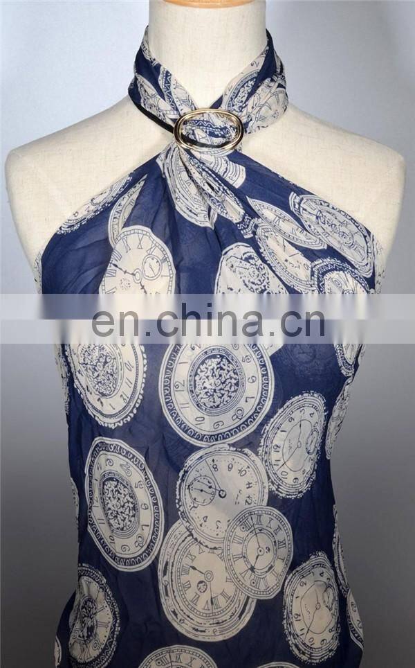 simple design multifunction alloy metal scarf buckle Women Silk Scarf Decorations Brooches Pins Wholesale