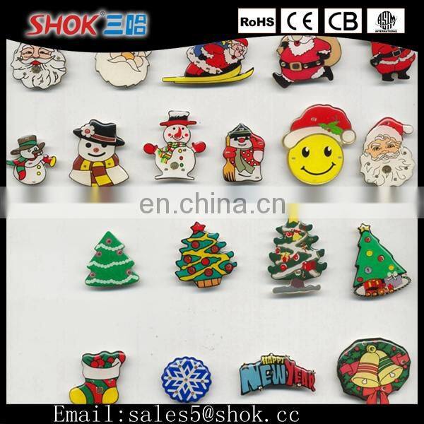 China Manufacturer Novelty Custom Flashing LED Badge/LED Message Badge/LED Button Badge For Christmas Decoration