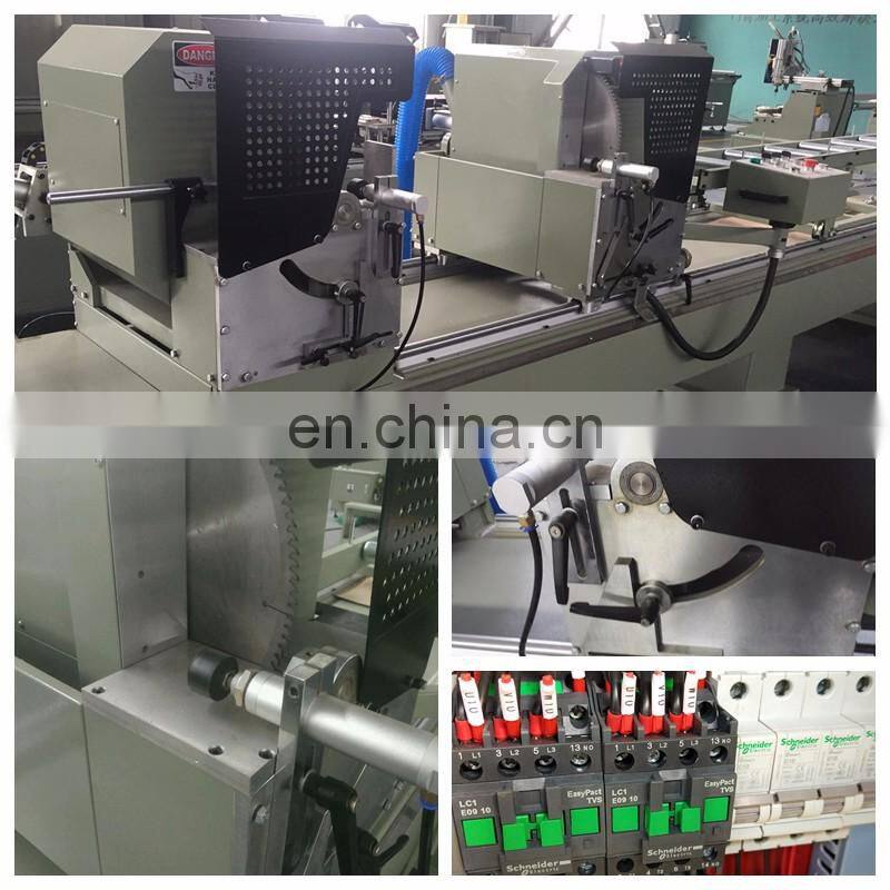 PVC Window Double Head Cutting Saw PVC Window Making Machine