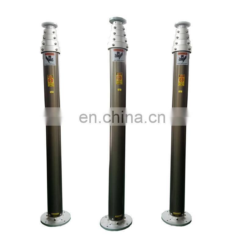 10m light weight aluminum telescopic mast flag pole antenna pole