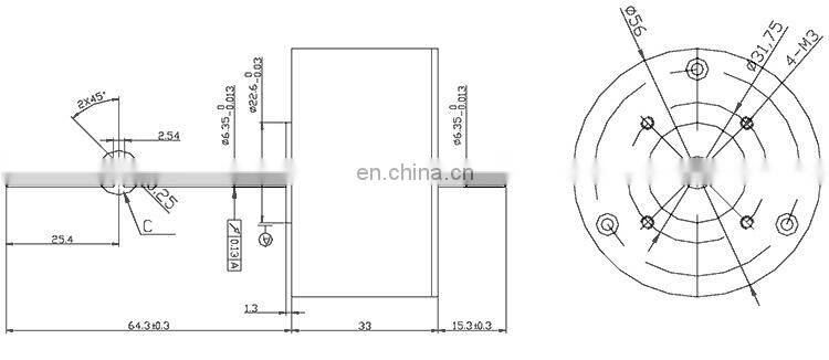 12v brushless dc motor 4000rpm high speed bldc motor BMM727