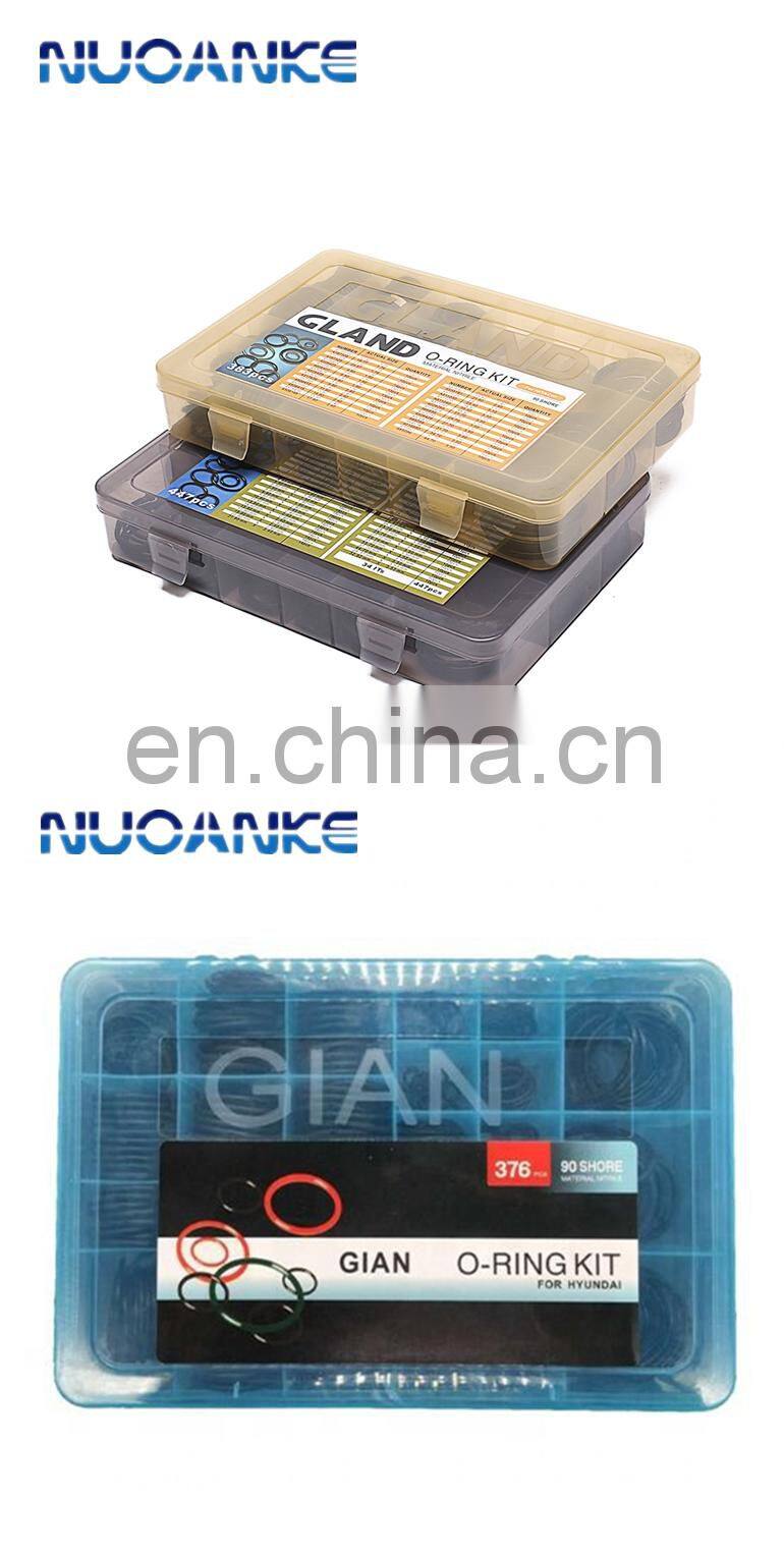 Customized And Standard Assortment Set Sealing Tool Box Hydraulic ORing Kit Repair O Ring Set O-Ring Seal Kit For Excavator
