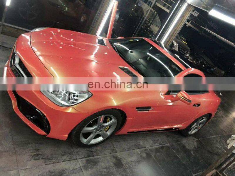 SLK class R172 slk200 slk300 body kit for R172 SLK200 SLK250 SLK300 to WD style with bumpers and exhaust tips