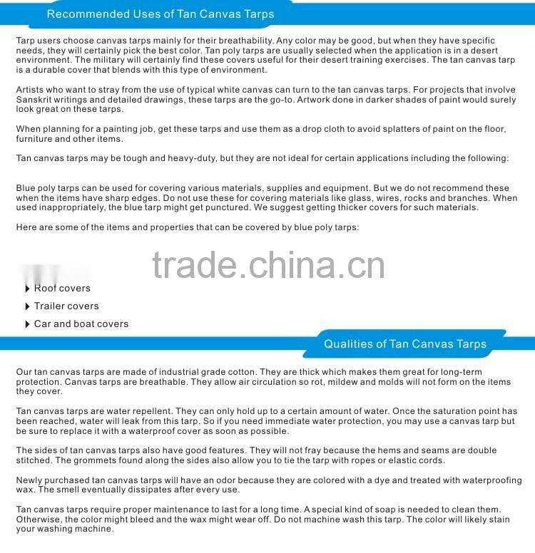 heavy duty fire resistant canvas tarp for painting