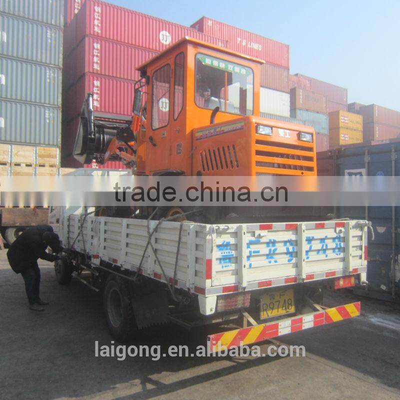 Hot Sell small mechanical wheel loader with 24hp diesel engine