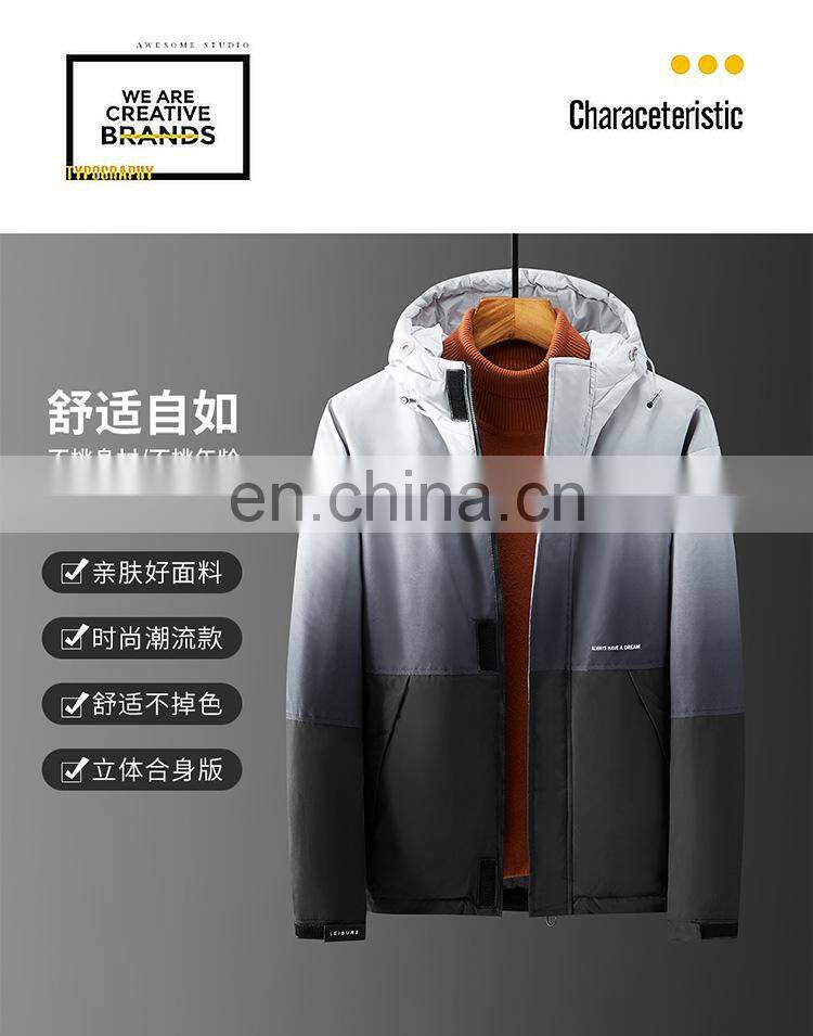 New arrival Christmas xmas sale male's hooded winter clothes big and tall ODM/OEM PufferJacket men's brdead bubble coat