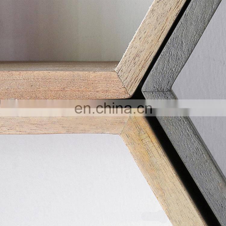 Wholesale Home Decoration Unfinished antique Wood Wall Shelf