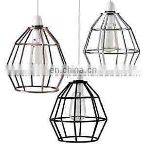 copper plated hammered pendant lamp