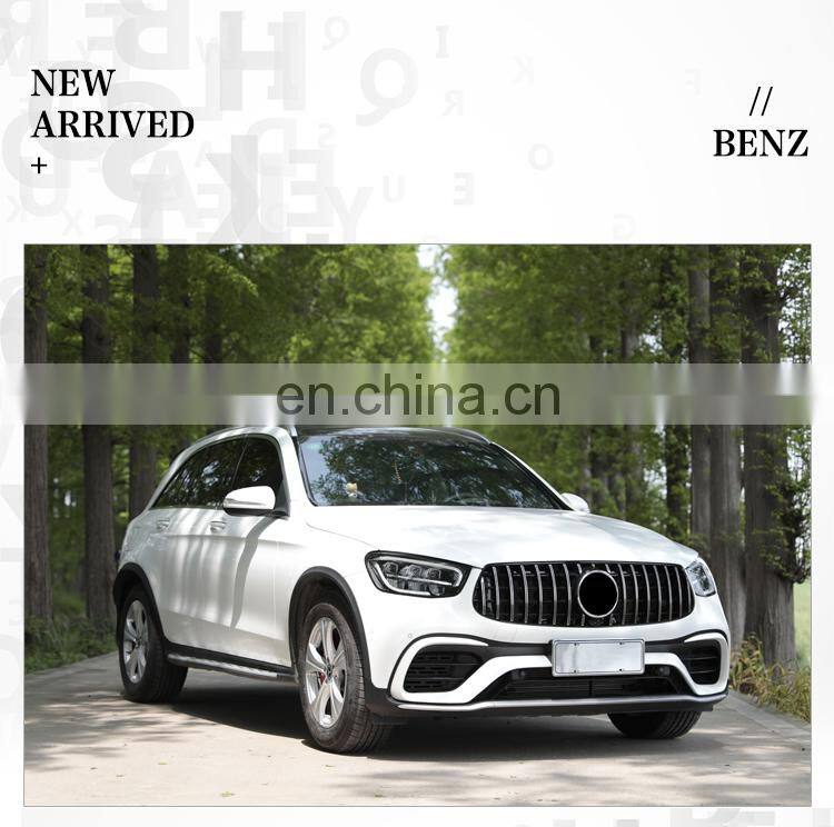 GBT drop shipping auto tuning parts for mercedes benz glc 63 style facelift for mercedes glc 63 amg body kit