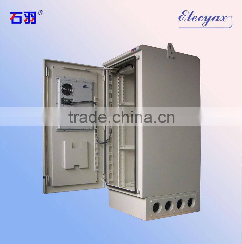 Stainless steel outdoor cabinet rack manufacture/SK-235M waterproof telecom outdoor cabinets with fan