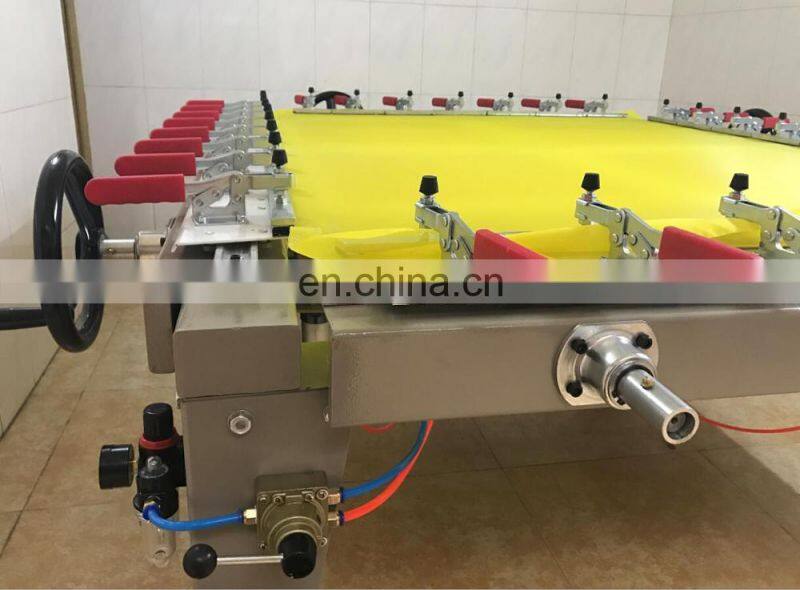 UTSP1215 Pneumatic Screen Mesh Stretching Machine Serigraph stretcher maquina tensador