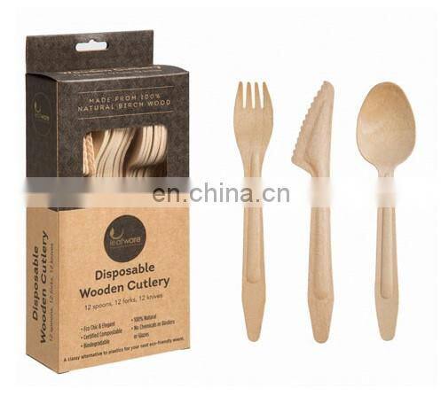 Eco-friendly Bio-Degradable Birch wooden cutlery