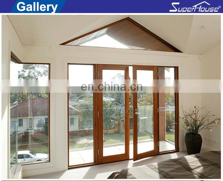 Superhouse Cheap French Doors Soundproof Aluminium French Patio Doors Double Glazed Colonial Style