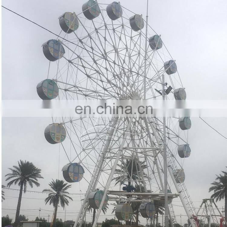 China professional manufacturer thrill amusement theme park rides ferris wheel for sale