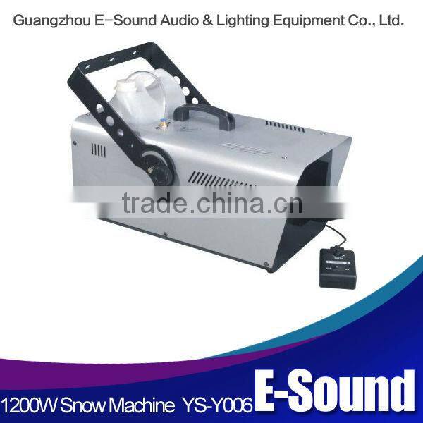 New design 1200w snow machine for stage