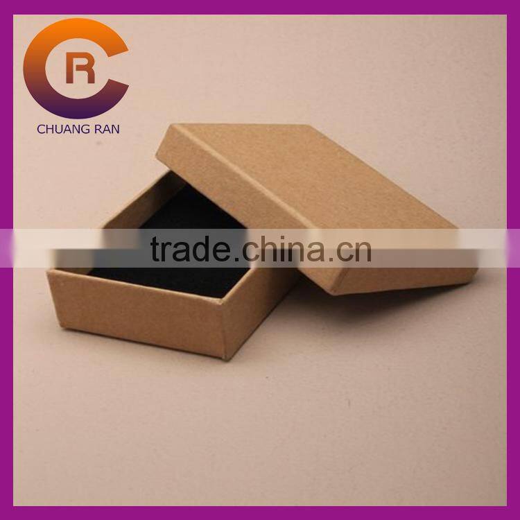 Green blank cheap made paper jewelry box for necklace