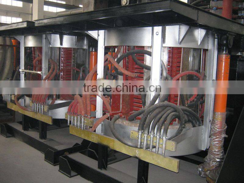Hydraulic yoke steel scrap melting furnace by complete solution