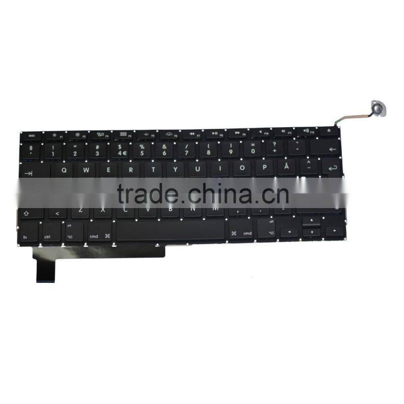 Factory Norwegian Laptop keyboard Replacement For Macbook Pro A1286 2008-2012