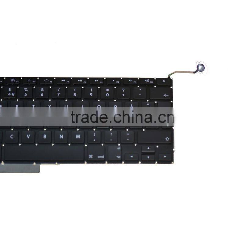 Factory Norwegian Laptop keyboard Replacement For Macbook Pro A1286 2008-2012